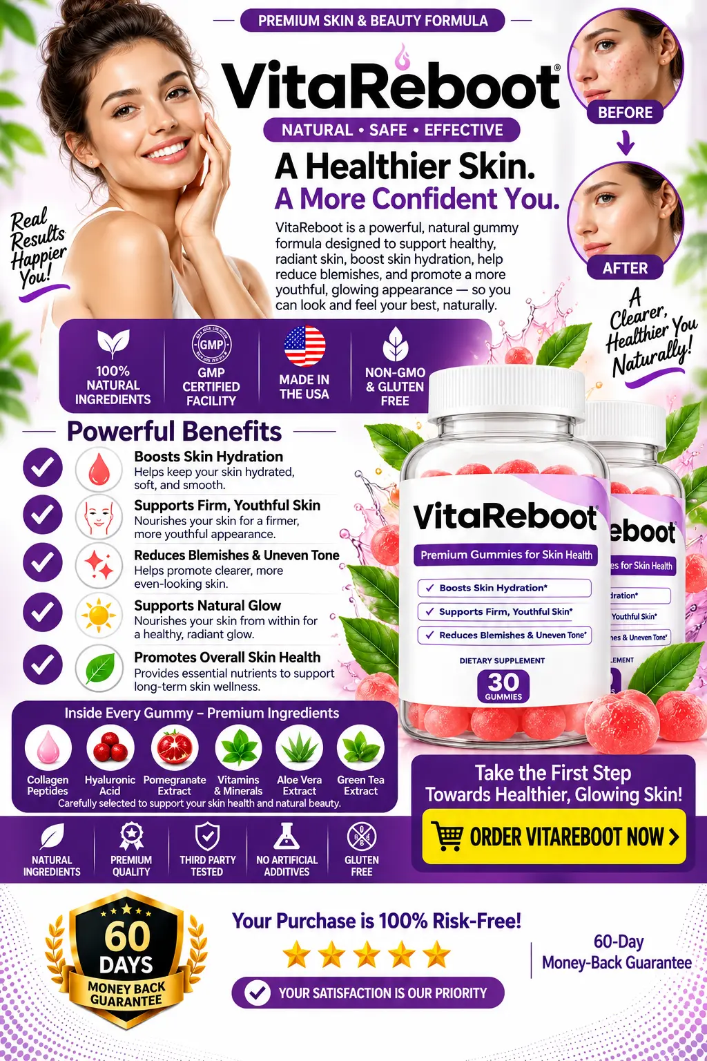 VitaReboot™ supplement package for male wellness support